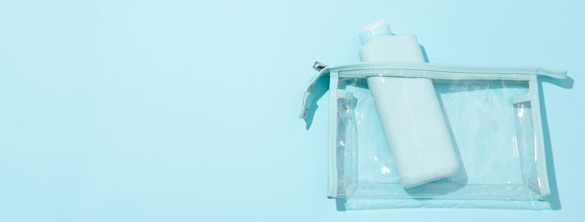 Toilet bag for different toilet and self care accessories