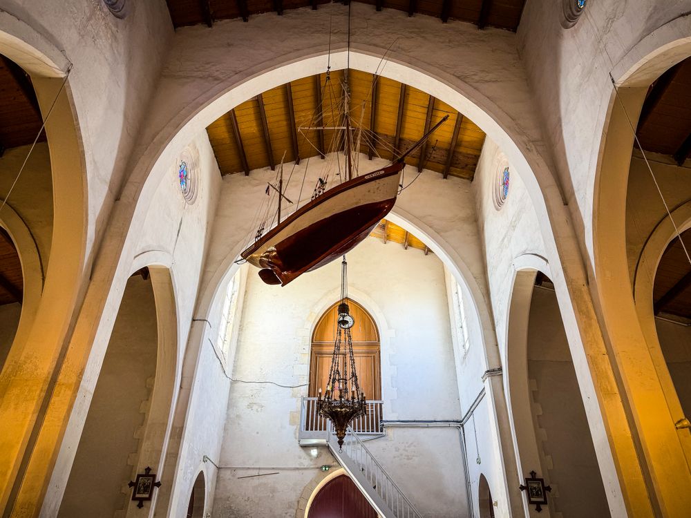 Interior of the church of Notre-Dame-de-l'Annonciation