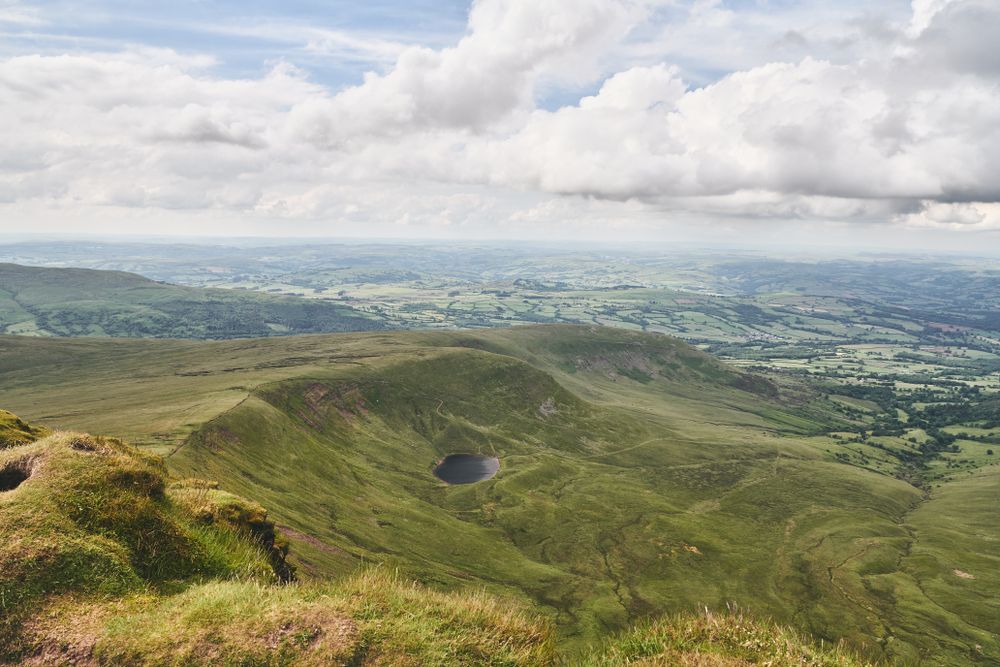 Green field of Wales