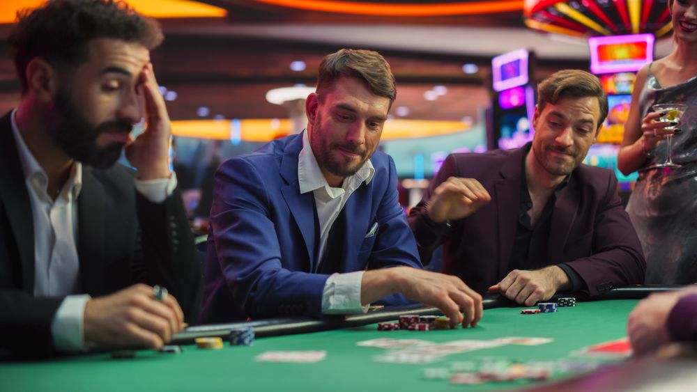 Speed Ramp Effect: Intense Win in a Poker Game on a Casino Floor Championship.