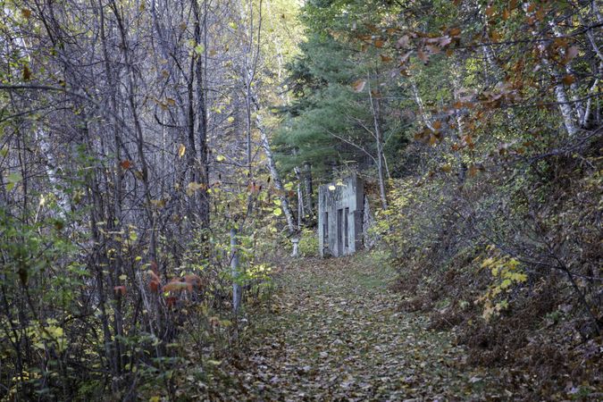 Trail to the Power House at the Joyce Estate in Bovey, Minnesota
