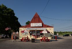 Ice-cream stand in New Castle, Delaware