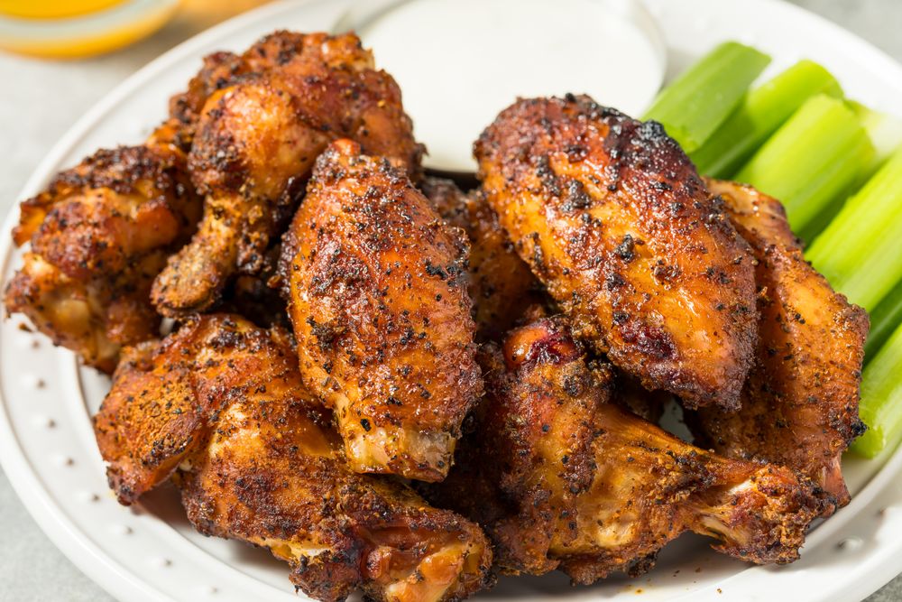 Homemade Smoked Buffalo Chicken Wings