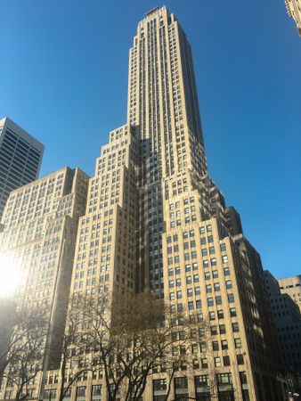 Exterior view of Bryant Park hotel in Manhattan, NYC