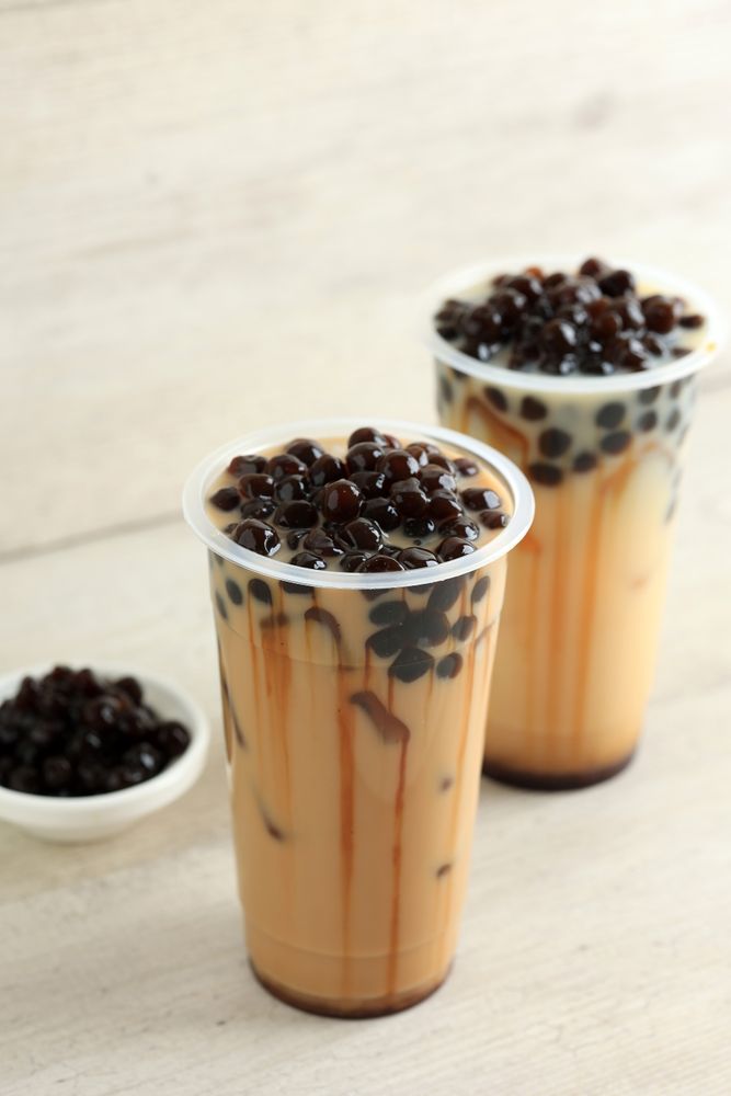Two Glass of Taiwan Milk Bubble Tea