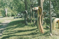 Huge snakes for halloween decorations