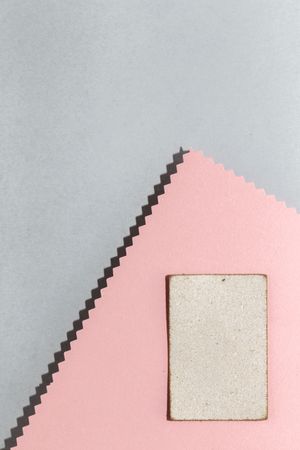 Natural leather labels for price or advertising