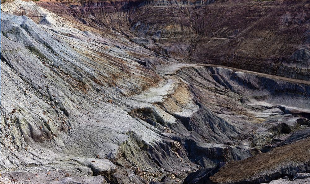 Mining terraces in Riotinto, Huelva