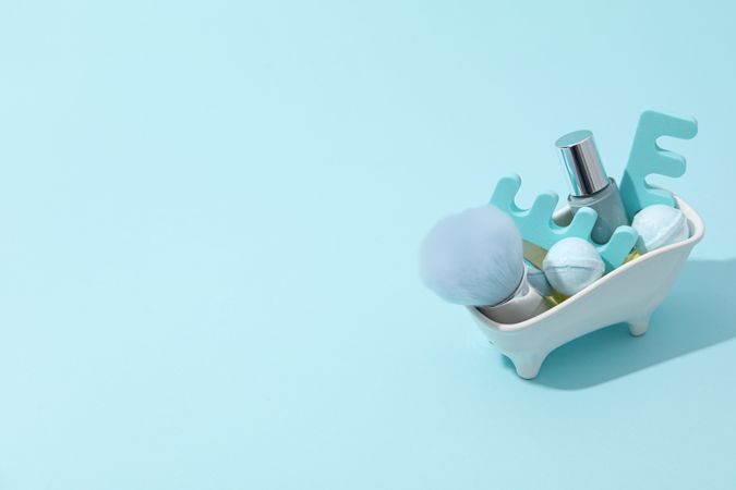 Concept of cosmetic and beauty care, space for text