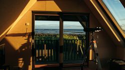 Room on top floor of house with wonderful view