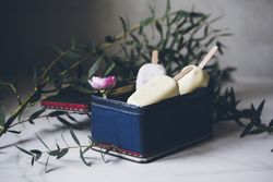 Assorted ice cream popsicles