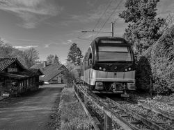 Next stop Château-de-Blonay train station