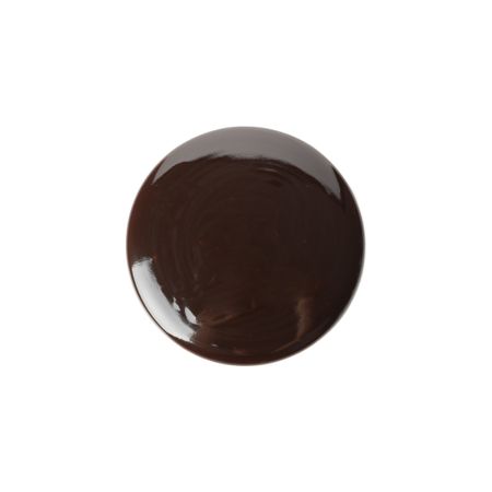 Melted chocolate spot isolated on blank background