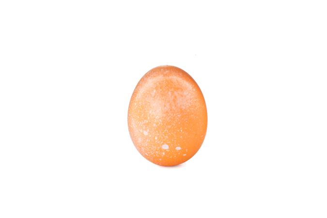 Decorative easter egg isolated on blank background. Festive tradition