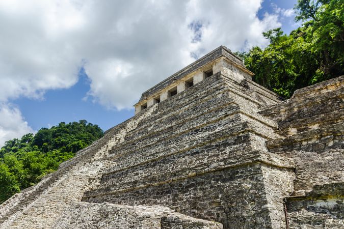 Archeological site of Maya city
