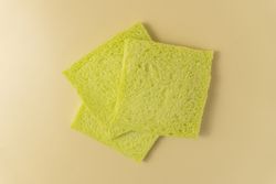 Soft pandan flavored bread without crust