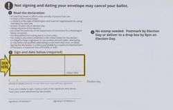 Ballot vote for US Citizens