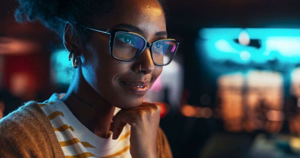 Black Project Manager Working in Creative Agency, Reviewing Marketing Strategy