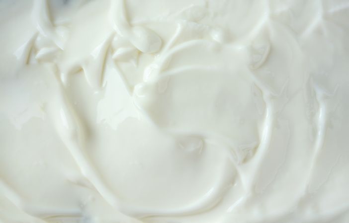 Texture of Greek yogurt