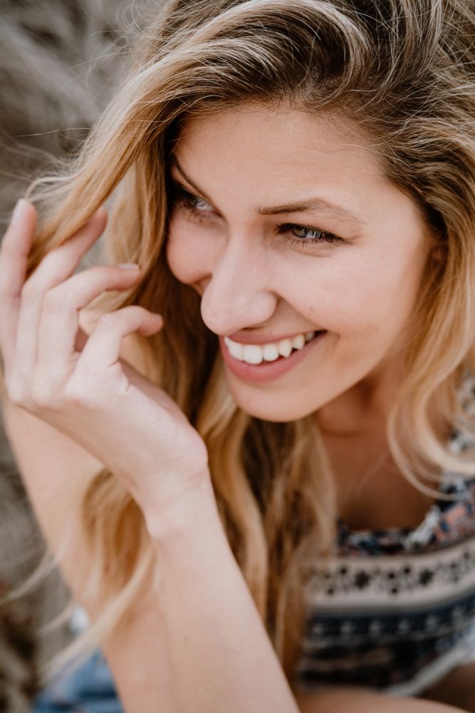 Portrait of smiling woman