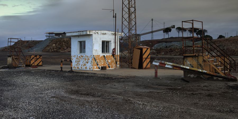 Old mining structures in Riotinto