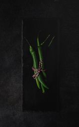 Fresh green and spicy chilli peppers