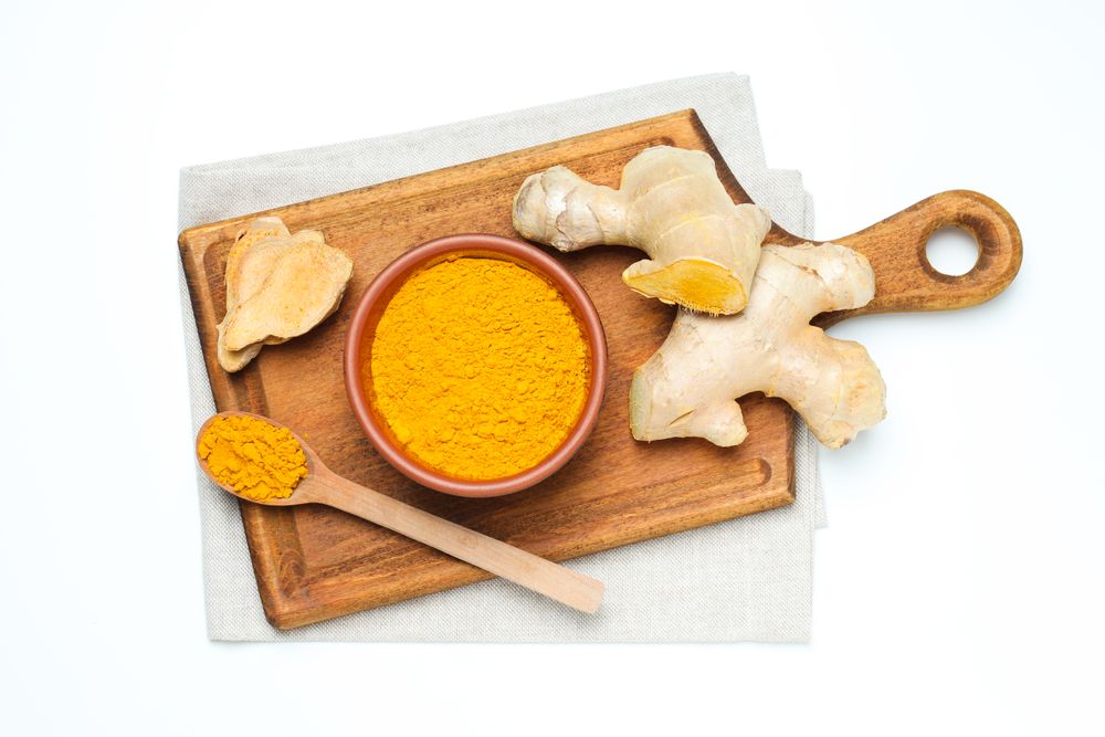 Fragrant seasoning - turmeric, one of the main ingredients in Indian curry