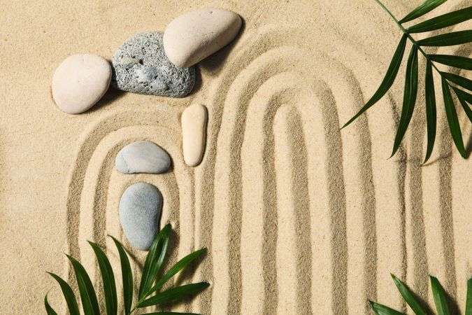 Composition for Zen, Relaxation, Harmony and Balance concept