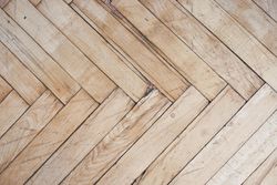Herringbone pattern of wooden floor, horizontal