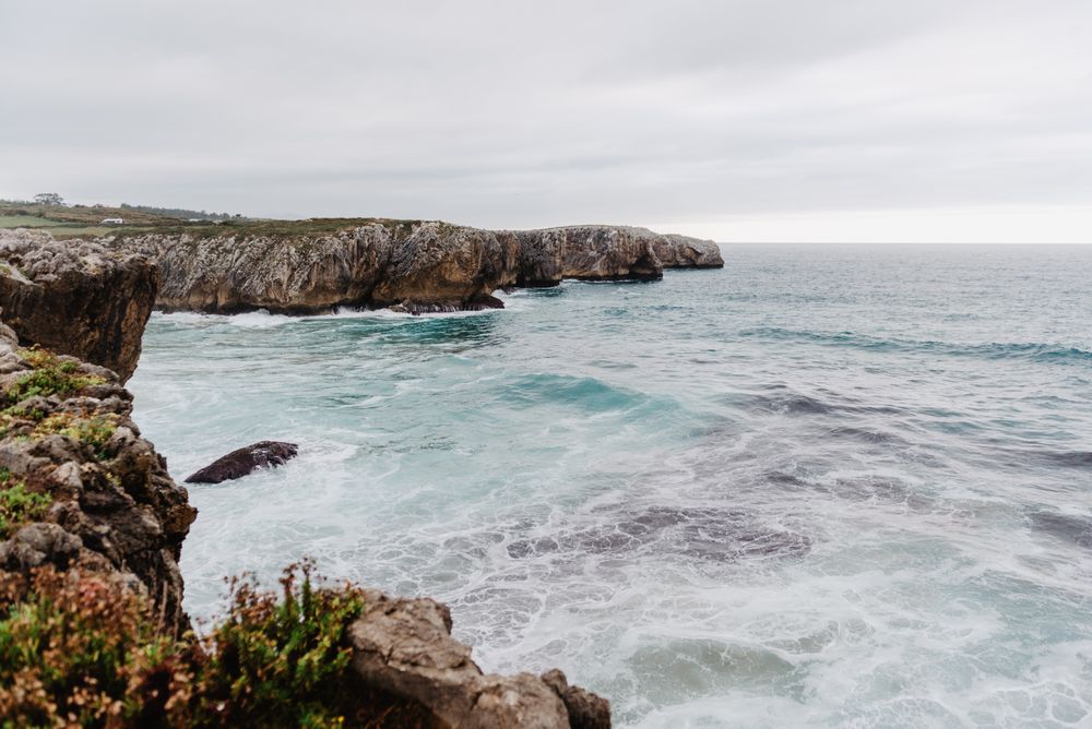 Beautiful landscape of seaside