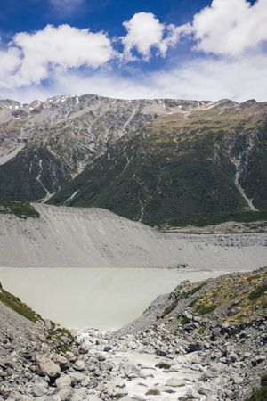 Beautiful landscape of mountains at New Zealand