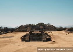 Front View Of Ancient Pyramids Outside Oaxaca, Mexico - Free Photo ...