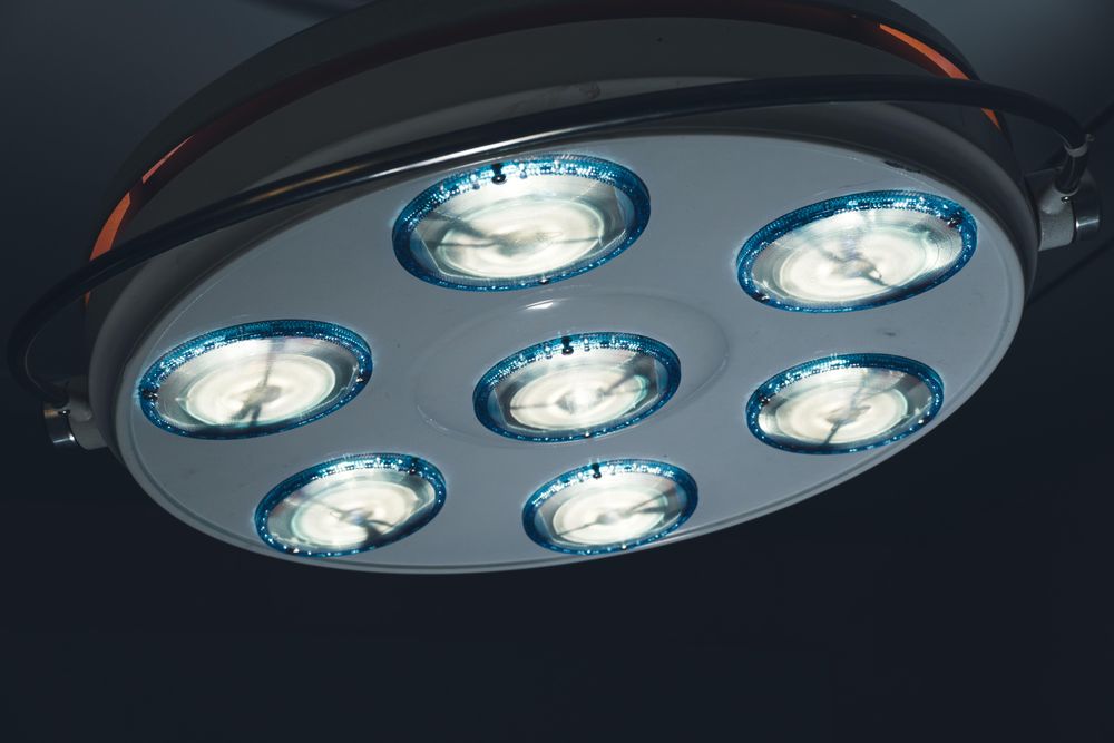 Light in a hospital’s operation room
