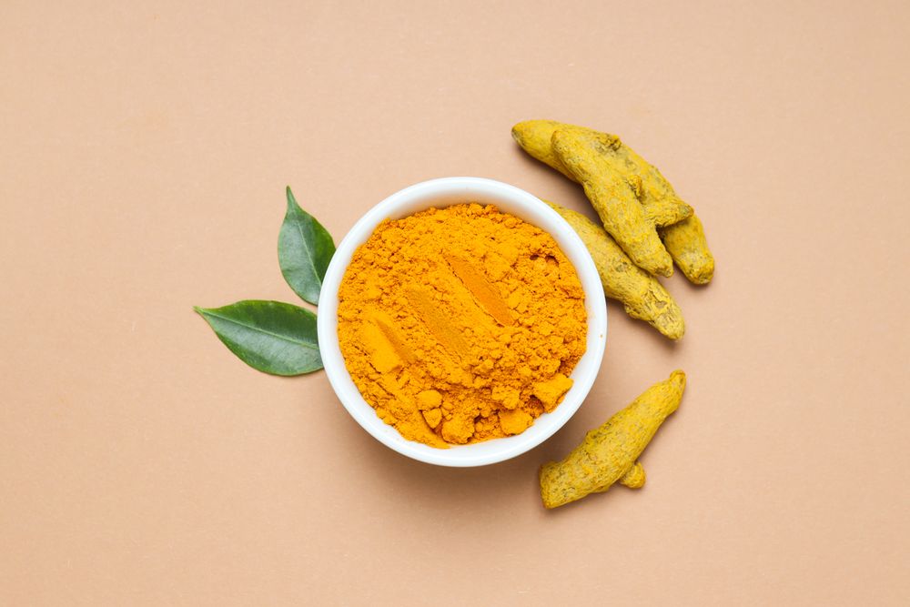 Fragrant seasoning - turmeric, one of the main ingredients in Indian curry