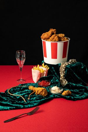 Fast food like true wealth among luxury collection