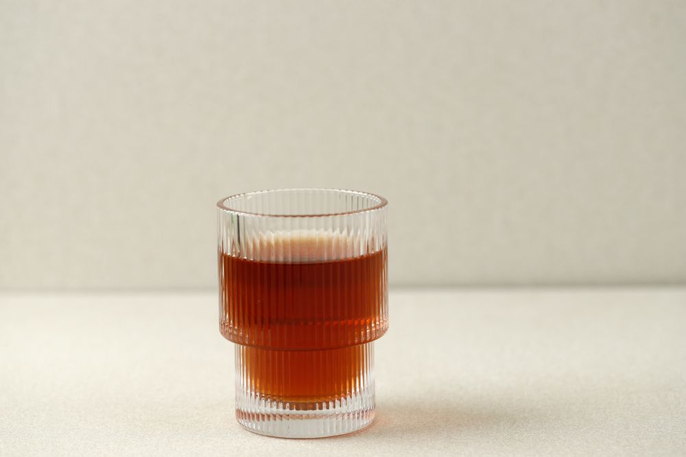 A Glass of Tea on Aesthetic Cup
