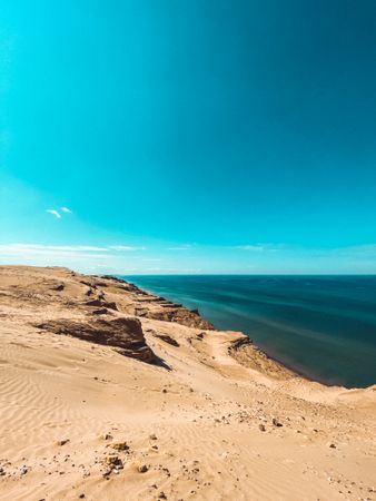 Coastline from the desert