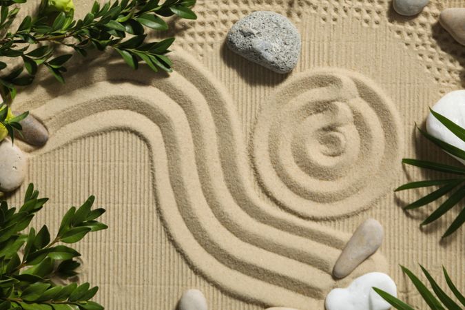 Composition for Zen, Relaxation, Harmony and Balance concept