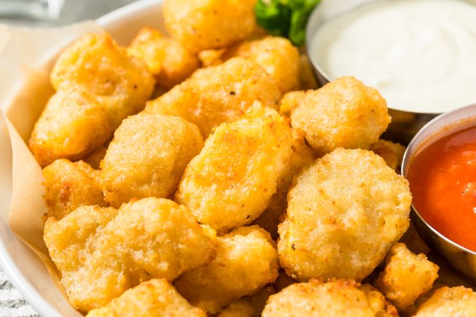 Homemade Deep Fried Wisconsin Cheese Curds