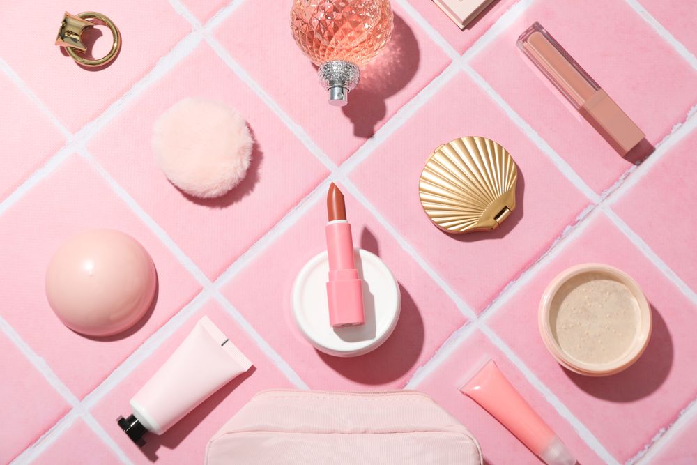 Bath accessories, toilet bag for different self care items