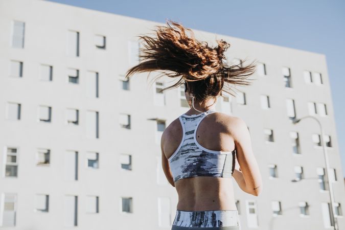 Woman in sportswear