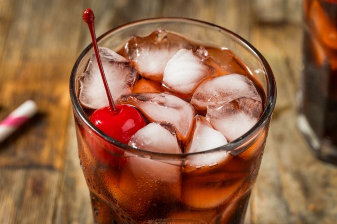 Cold Refreshing Cherry Cola