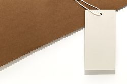 Cardboard labels for price or advertising