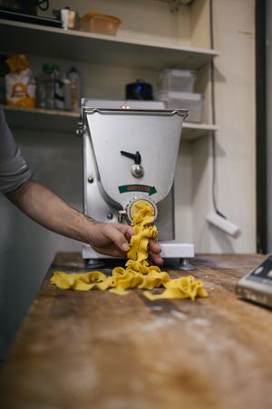 Freshly made pasta