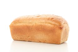 wheat bread isolated on studio background. Bakery products