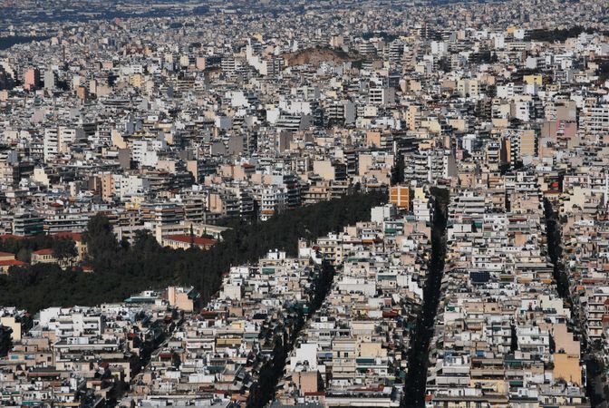 Cityscape in Athens, Greece during daytime