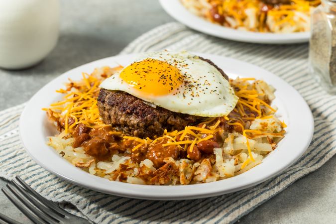 Fatty St Louis Slinger Hamburger Plate