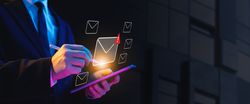 Email Security Warning Concept