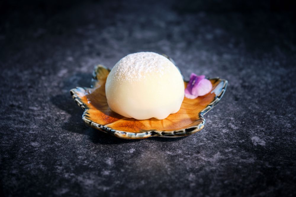 Delicious mochi rice cake