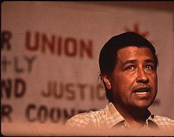 Cesar Chavez, Migrant Workers Union Leader, 1972 bx8vnb